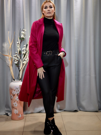 Palton stofă  magenta mărime universală [2]