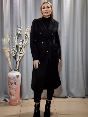 Palton stofă  negru mărime universală [0]