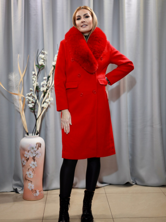 Palton Stofă Roșu [3]