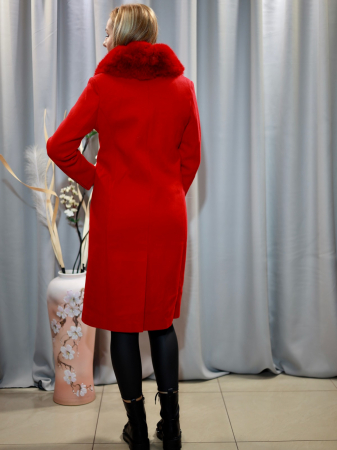 Palton Stofă Roșu [2]