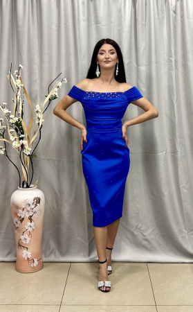 Rochii de ocazie - Rochie Elegantă Medie Albastră