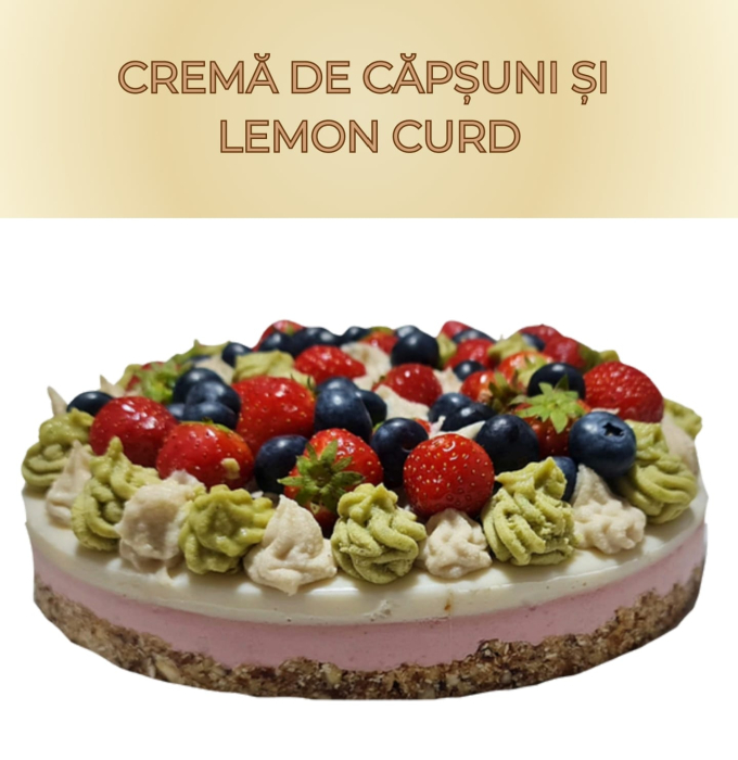 Tort de Fructe cu Căpșuni și Crema de Lămâie [1]