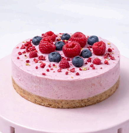 Torturi RAW Vegan - Diabet, Tort cu Crema de Capsuni