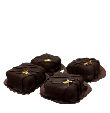 Signature BOX (prajituri) - Hazelnut Gold cu zmeură