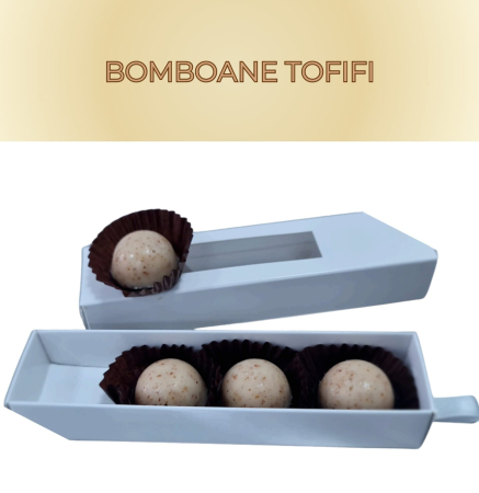 Mini delicii - TOFIFI cu caramel și ciocolata