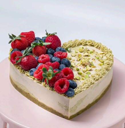 Torturi - Tort cu Fistic și Ciocolată Albă, model Zebra