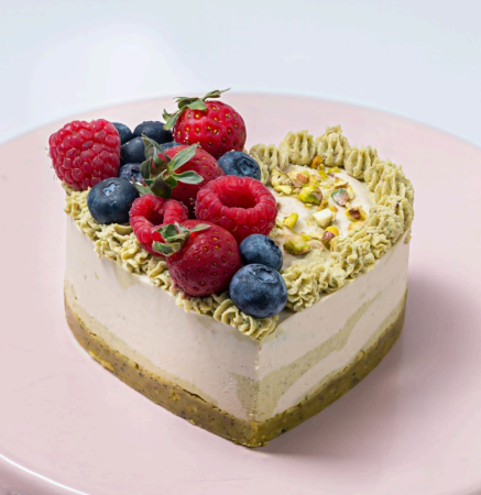 Torturi Premium - Tort cu Fistic și Ciocolată Albă, model Zebra