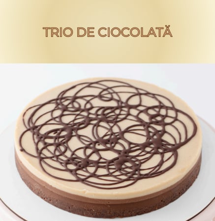 Torturi Premium - Tort Trio de Ciocolată