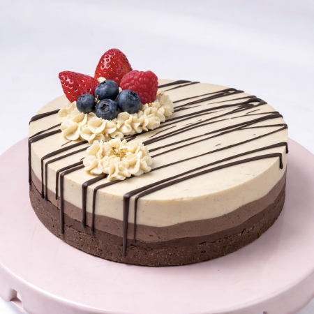 Torturi RAW Vegan - Tort Trio de Ciocolată