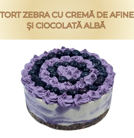 Torturi Fructe - Tort Zebra cu Afine
