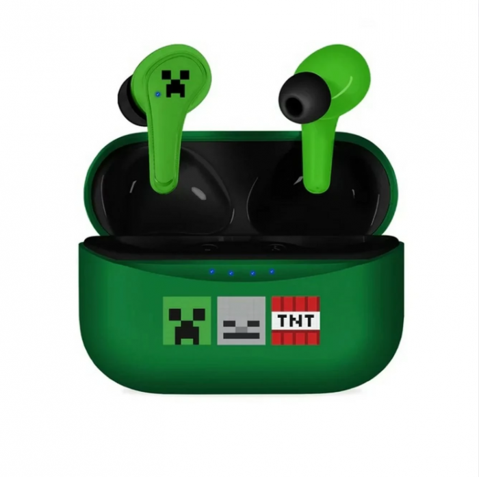 Căști OTL-Minecraft Icons Green TWS [2]