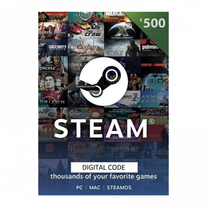 Steam Gift Card 500 Euro - Cod Digital [1]