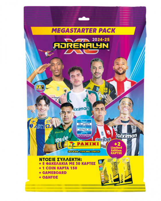 Panini Superleague 2025:Adrenalyn XL Mega Starter Pack (33 carduri) [1]