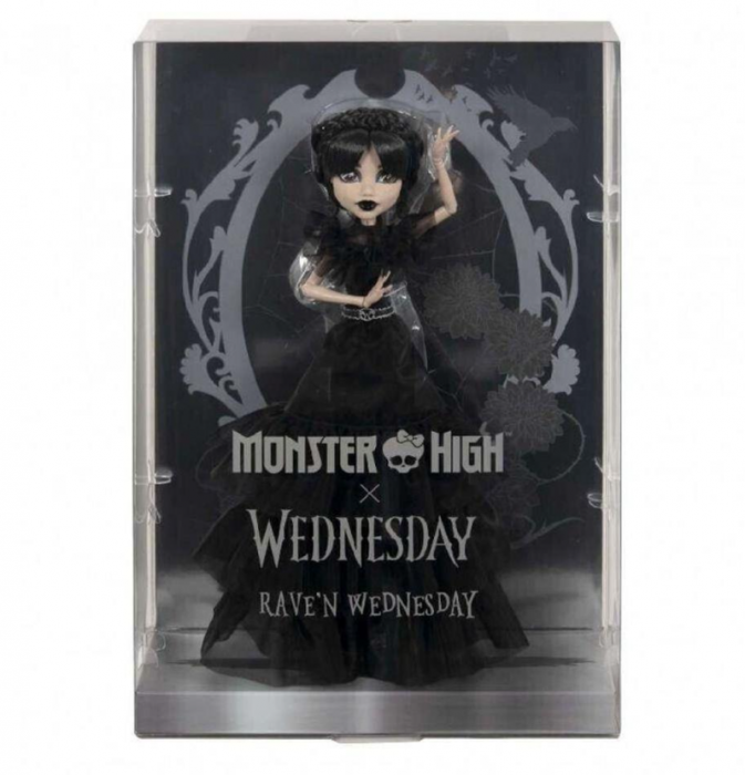 Păpușă Mattel Monster High X Wednesday - Raven's Wednesday [2]