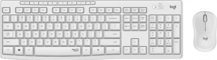 Tastatura Logitech, White, Mouse Combo [1]