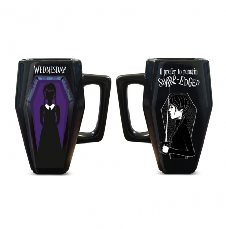 Articole pentru băuturi - Cană Pyramid: Wednesday - Coffin Shaped Mug