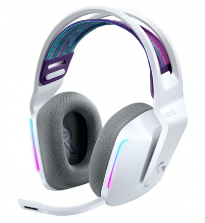 Gaming - LOGITECH G733 LIGHTSPEED Wireless RGB Gaming Headset – WHITE