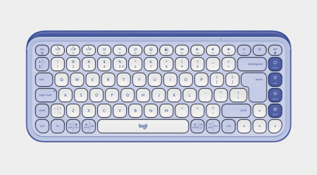 Tastaturi - LOGITECH POP ICON KEYS – LILAC – GRAPHITE