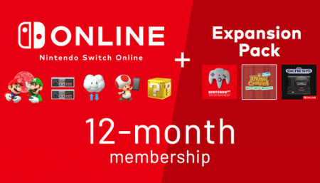 Abonamente Nintendo - Nintendo Switch Online + Expansion Pack Membership 12 months (Individual)