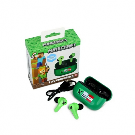 Căști OTL-Minecraft Icons Green TWS [2]