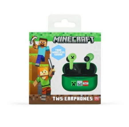 Gaming - Căști OTL-Minecraft Icons Green TWS