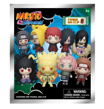 Figurine - Pachet Random Naruto, 3D Foam Bag Clips Figures