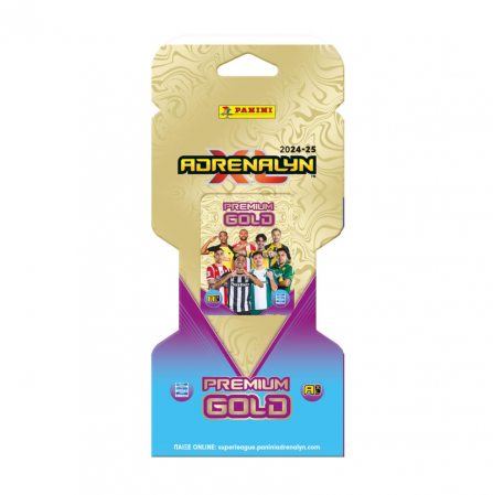 Produse de colecție - Panini Superleague 2025:Adrenalyn XL Premium Gold Pack (15 carduri)
