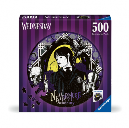 Puzzle - Puzzle: Wednesday - Nevermore Academy (500 pcs)