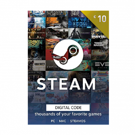 Gift Cards - Steam Gift Card 10 Euro - Cod Digital