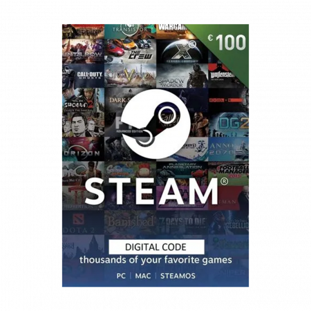 Gift Cards - Steam Gift Card 100 Euro - Cod Digital