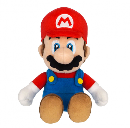 Păpuși și plușuri - Pluș Super Mario - Mario 24cm
