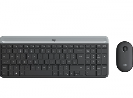 Gaming - Tastatura Logitech Slim Wireless,  Mouse Combo