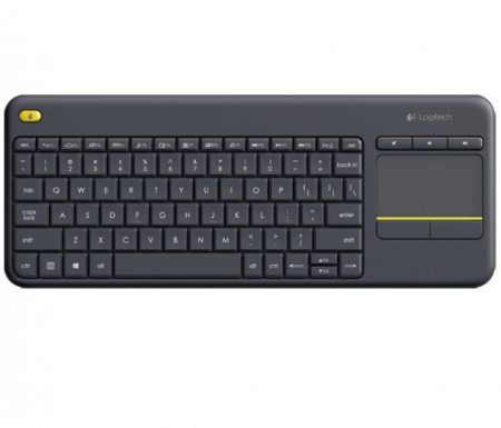 Tastaturi - Tastatura Logitech Wireless, Black, Touchpad