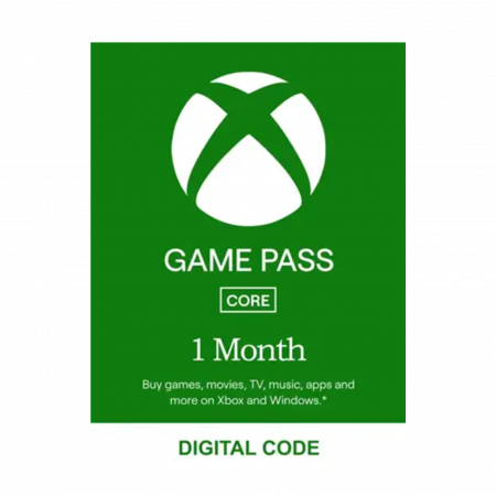 Carduri și Abonamente - XBOX GAME PASS CORE – 1 LUNĂ