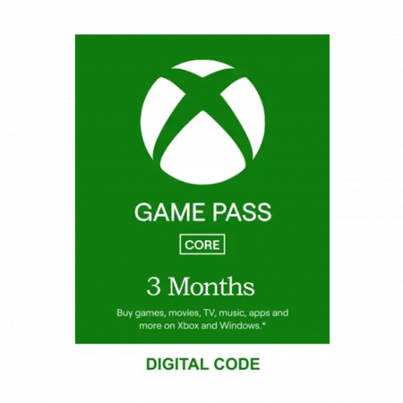 Carduri și Abonamente - XBOX GAME PASS CORE – 3 LUNI