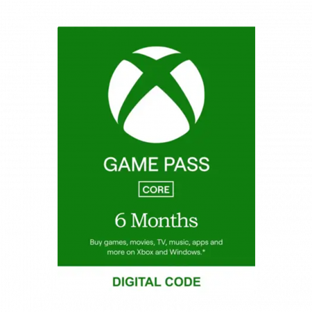 Carduri și Abonamente - XBOX GAME PASS CORE – 6 LUNI