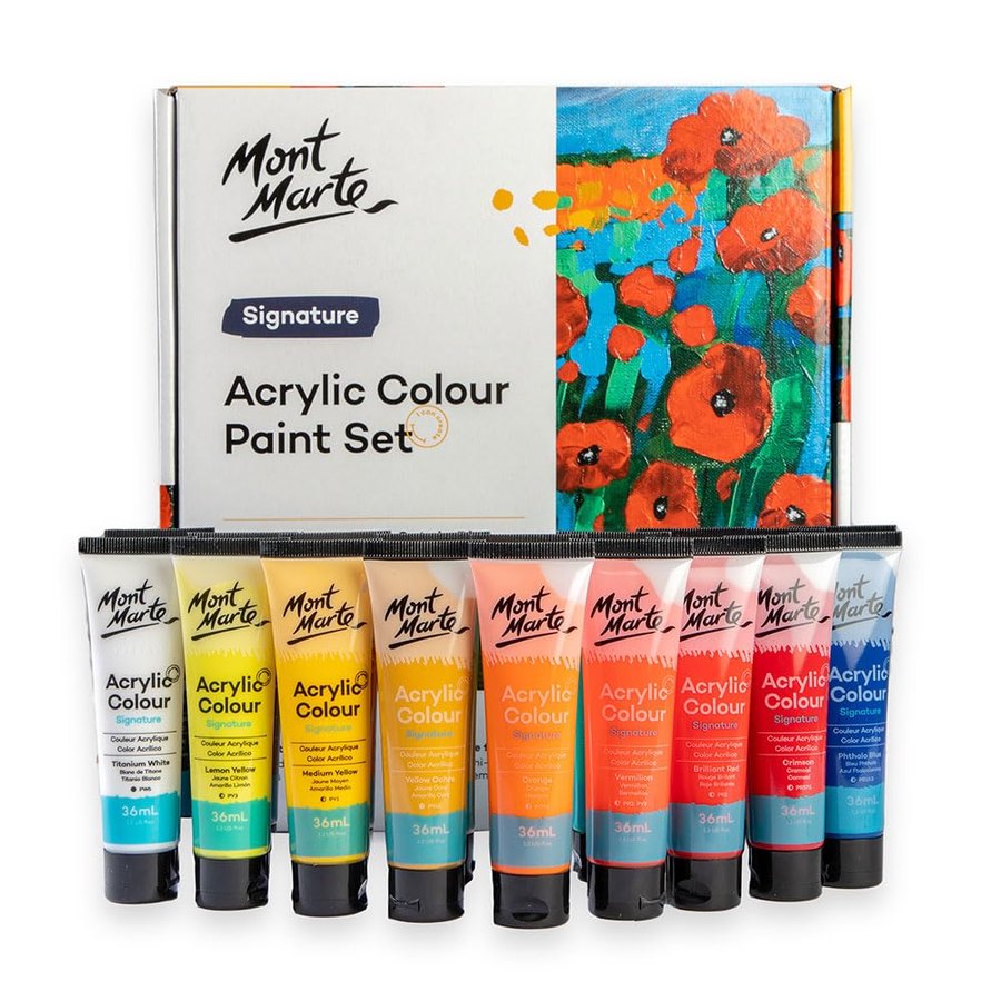 Set de culori acrilice Mont Marte Signature