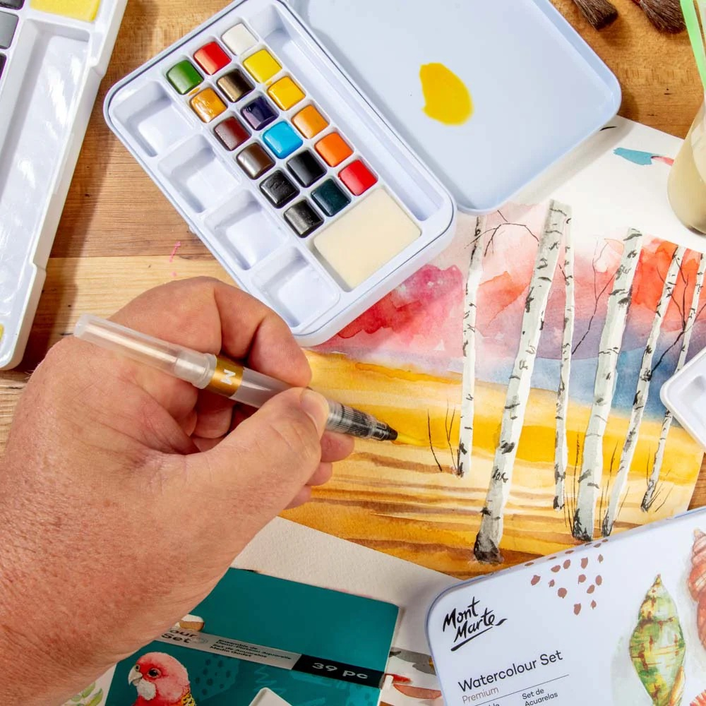 Acuarele Mont Marte cutie tabla 21buc/set [7]