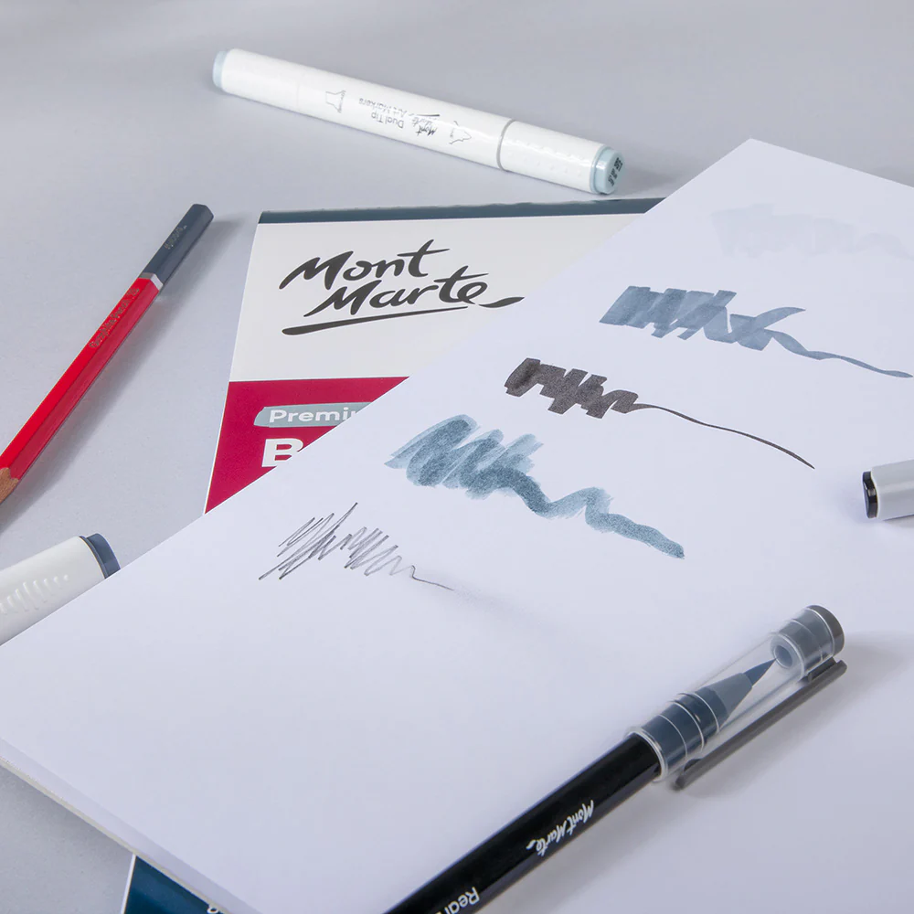 Bloc hartie Bristol 250gr A4 Mont Marte 20 coli [3]