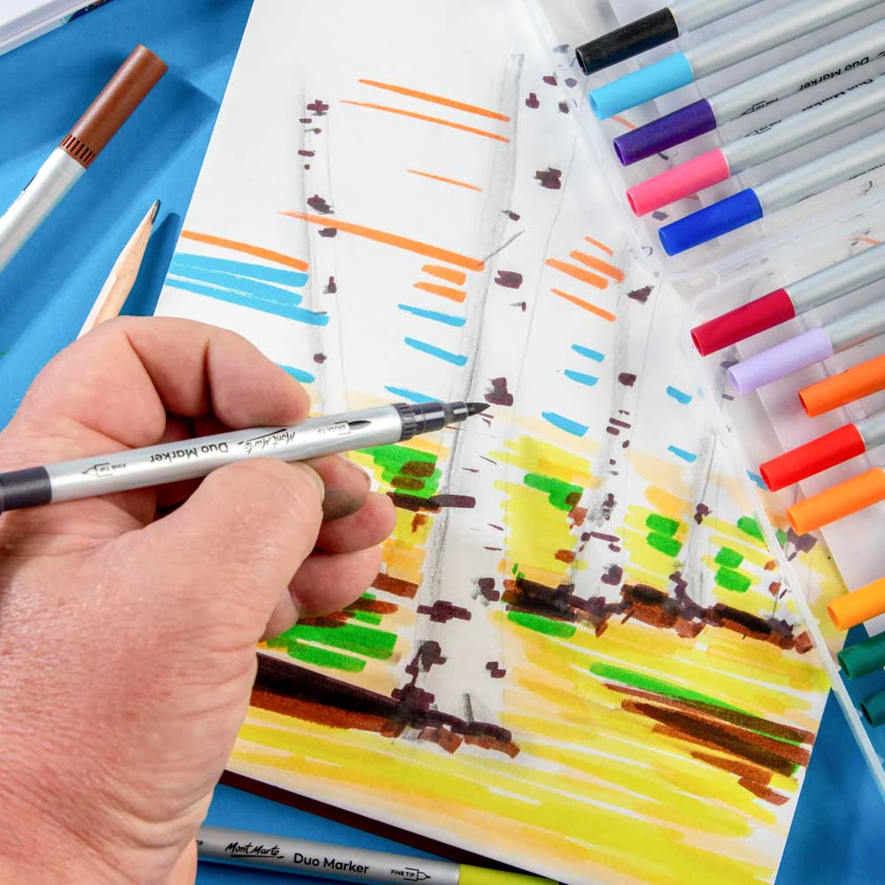 Bloc mixed media Mont Marte 300gr A3 15 coli [3]