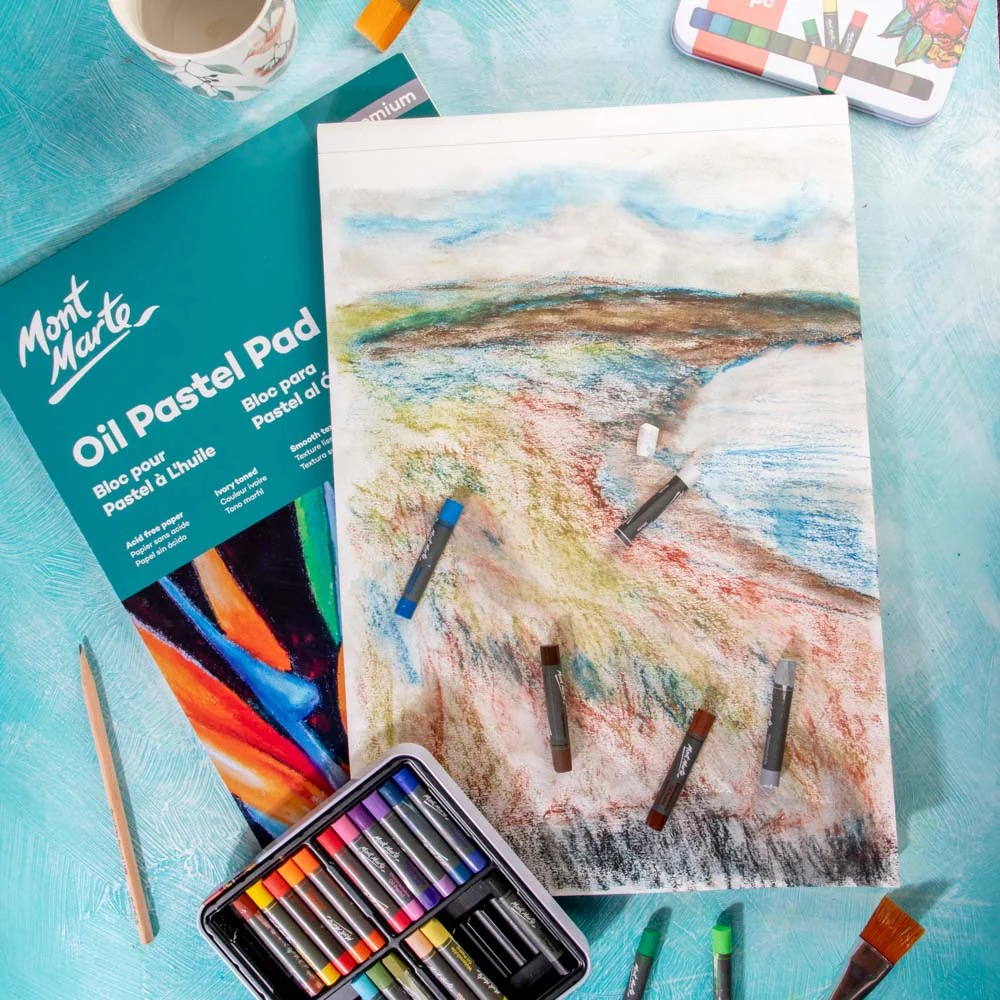 Bloc pentru pasteluri in ulei  Mont Marte A3 [9]