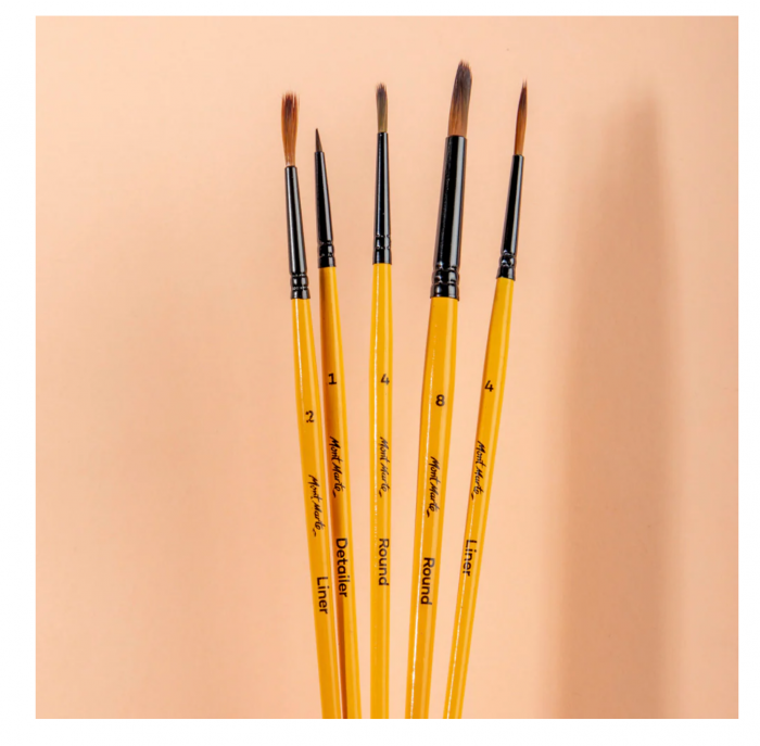 BMHS0008 Pensule gallery acrylic Mont Marte 6/set [6]