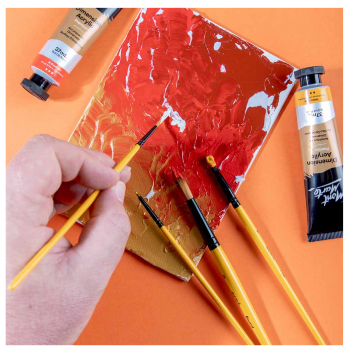 BMHS0009 Pensule gallery acrylic Mont Marte 4/set [5]