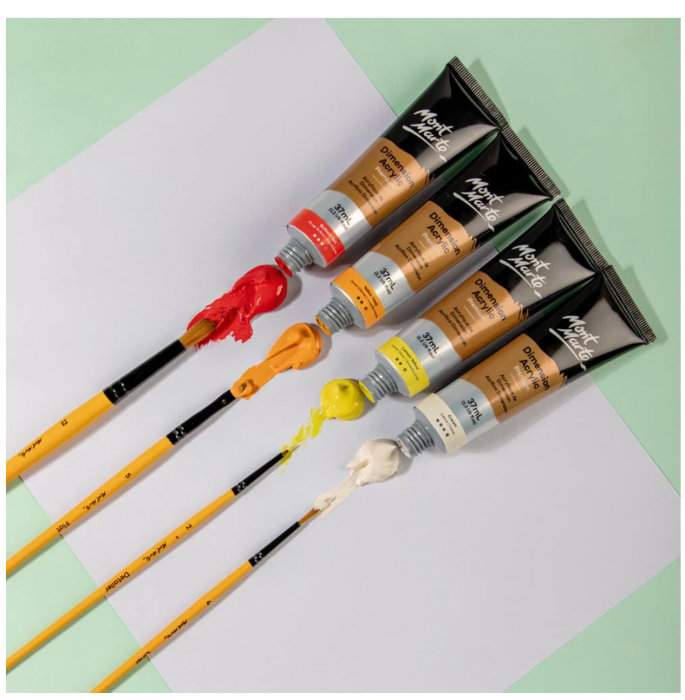 BMHS0009 Pensule gallery acrylic Mont Marte 4/set [4]