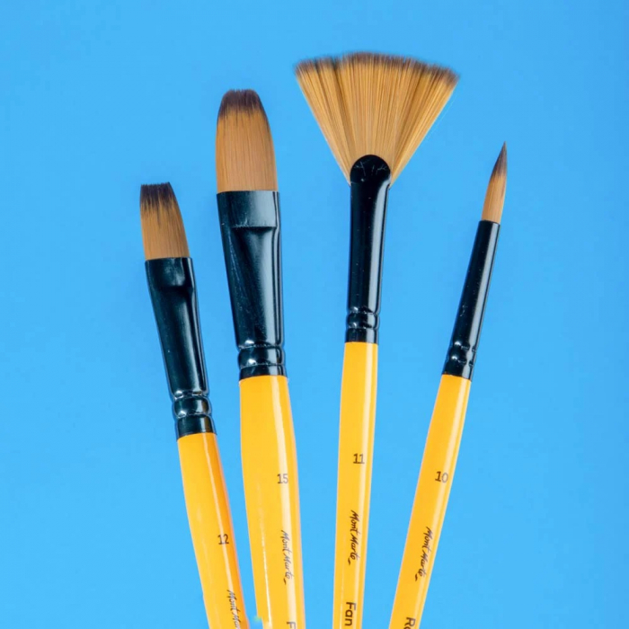 BMHS0013 Pensule gallery acrylic Mont Marte 4/set [7]