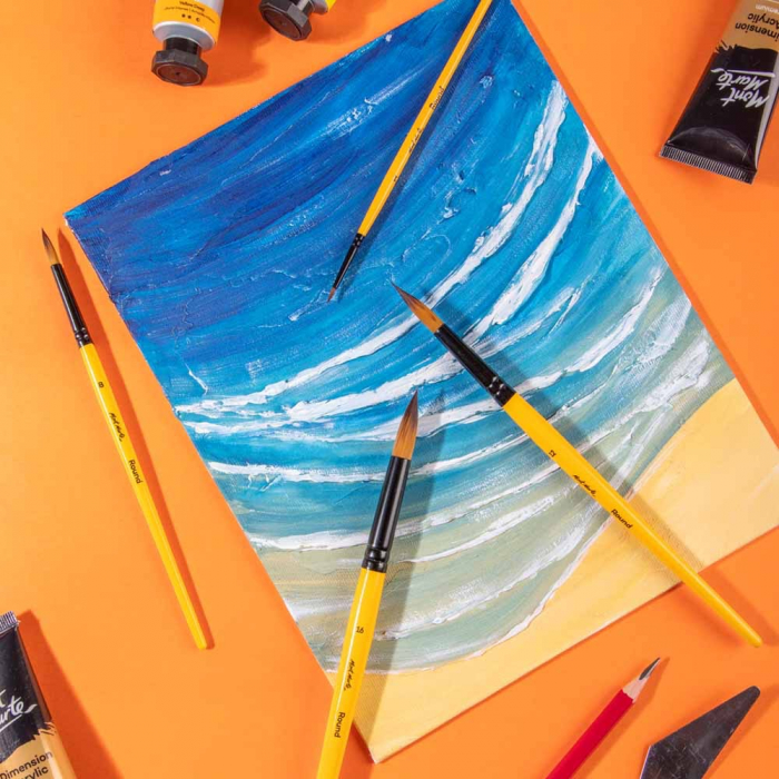 BMHS0015 Pensule  gallery acrylic Mont Marte 4/set [3]
