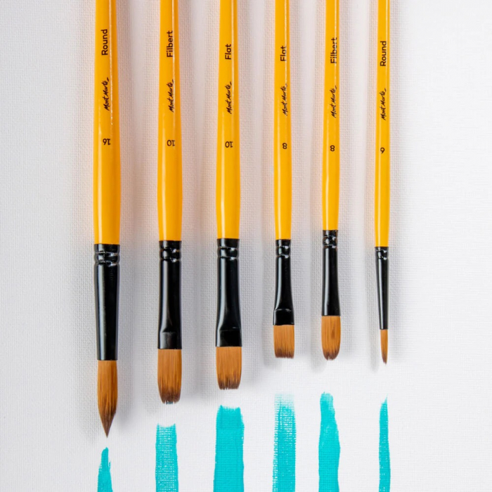 BMHS0017 Pensule gallery acrylic Mont Marte 6/set [3]