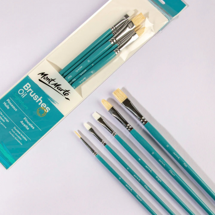 BMHS0020 Pensule Gallery Oil Mont Marte 5/set [4]
