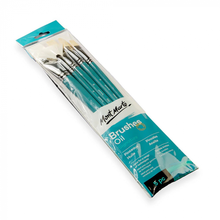 BMHS0025 Pensule Gallery Oil Mont Marte 5/set [3]