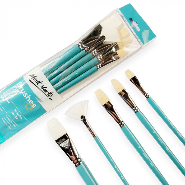 BMHS0025 Pensule Gallery Oil Mont Marte 5/set [2]